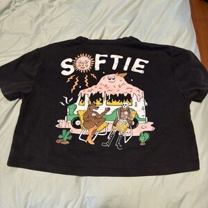 Black Short Sleeve Graphic Tee